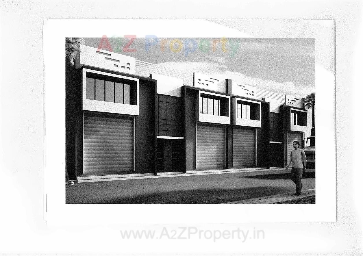 3D Elevation of real estate project Jahnavi Arcade located at Odhav, Ahmedabad, Gujarat