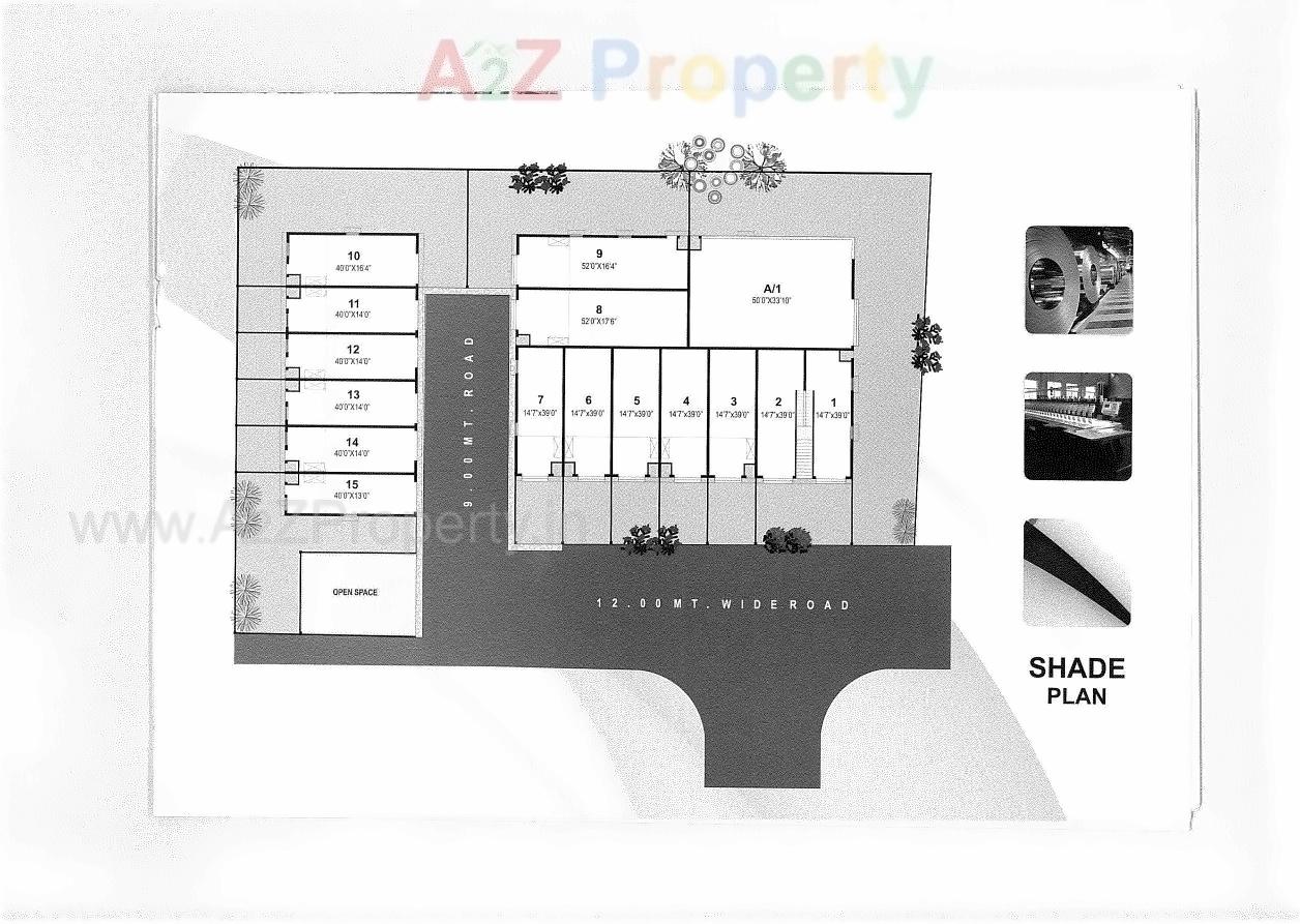Layout of real estate project Jahnavi Arcade located at Odhav, Ahmedabad, Gujarat