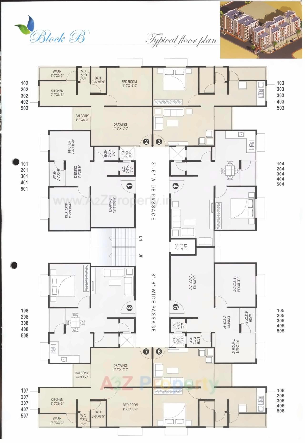 Layout of real estate project Jahnvi Residency located at Ghodasar, Ahmedabad, Gujarat
