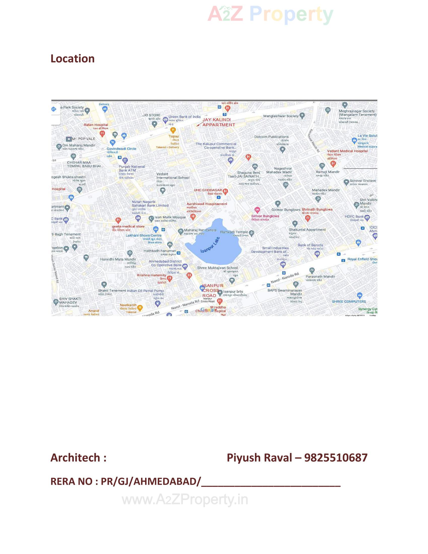  of real estate project Jai Kalindi Apprtment located at Danilimda, Ahmedabad, Gujarat