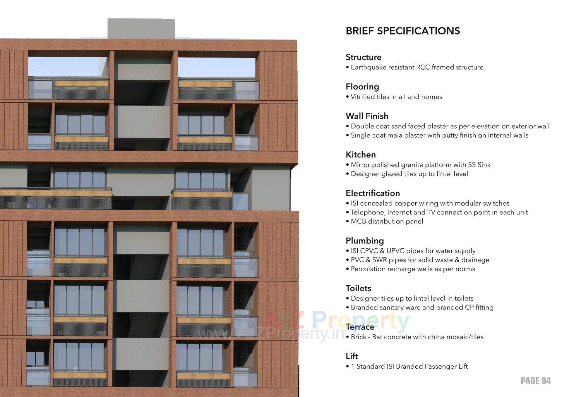  of real estate project Jaimini Appartment located at Wadaj, Ahmedabad, Gujarat