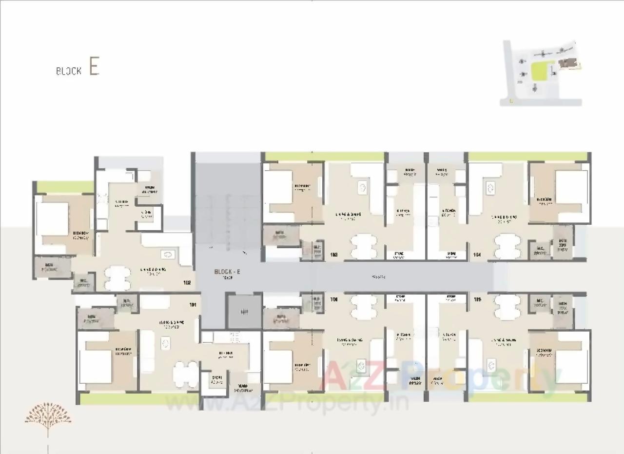 Layout of real estate project Jaldeep Apartments located at Sanand, Ahmedabad, Gujarat