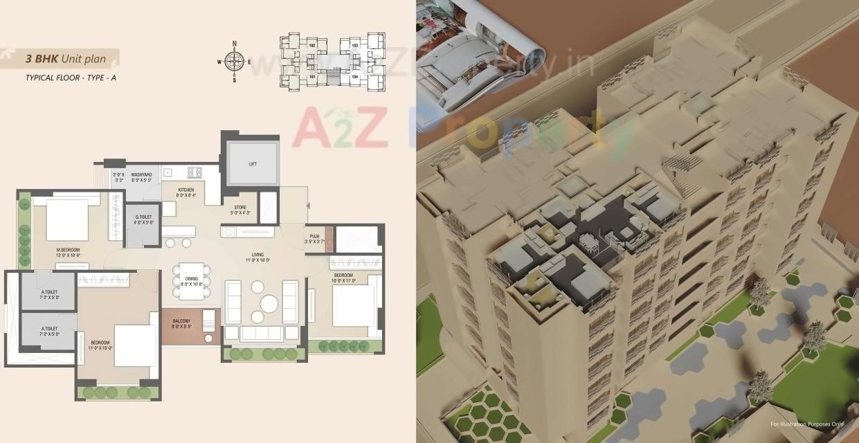 Layout of real estate project Jaldeep Florence located at Ahmedabad, Ahmedabad, Gujarat