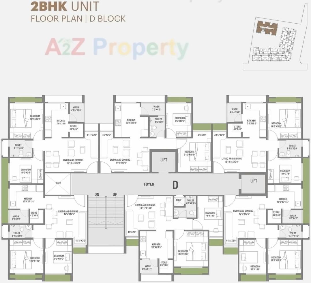 Layout of real estate project Jaldeep Icon Two located at Vejalpur, Ahmedabad, Gujarat