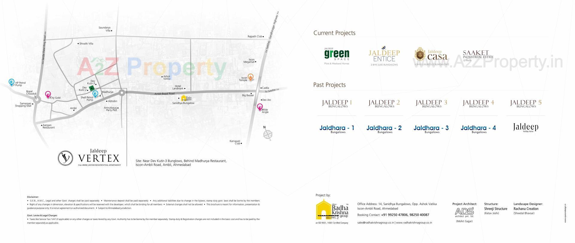  of real estate project Jaldeep Vertex located at Ambli, Ahmedabad, Gujarat