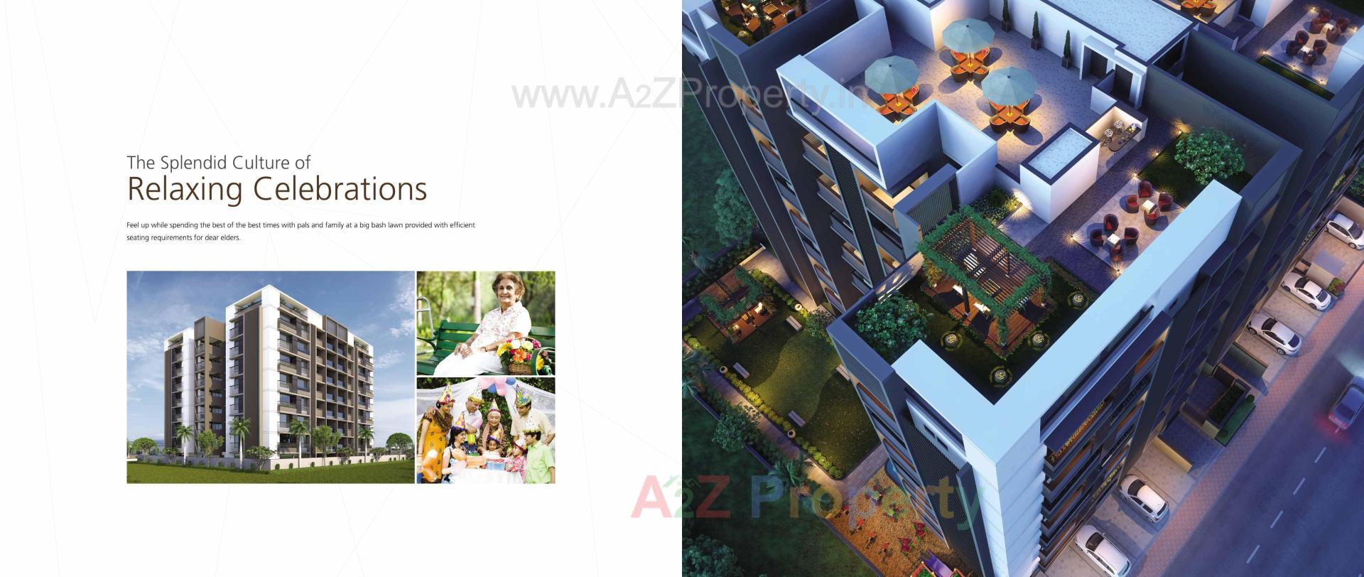 3D Elevation of real estate project Jaldeep Vertex located at Ambli, Ahmedabad, Gujarat