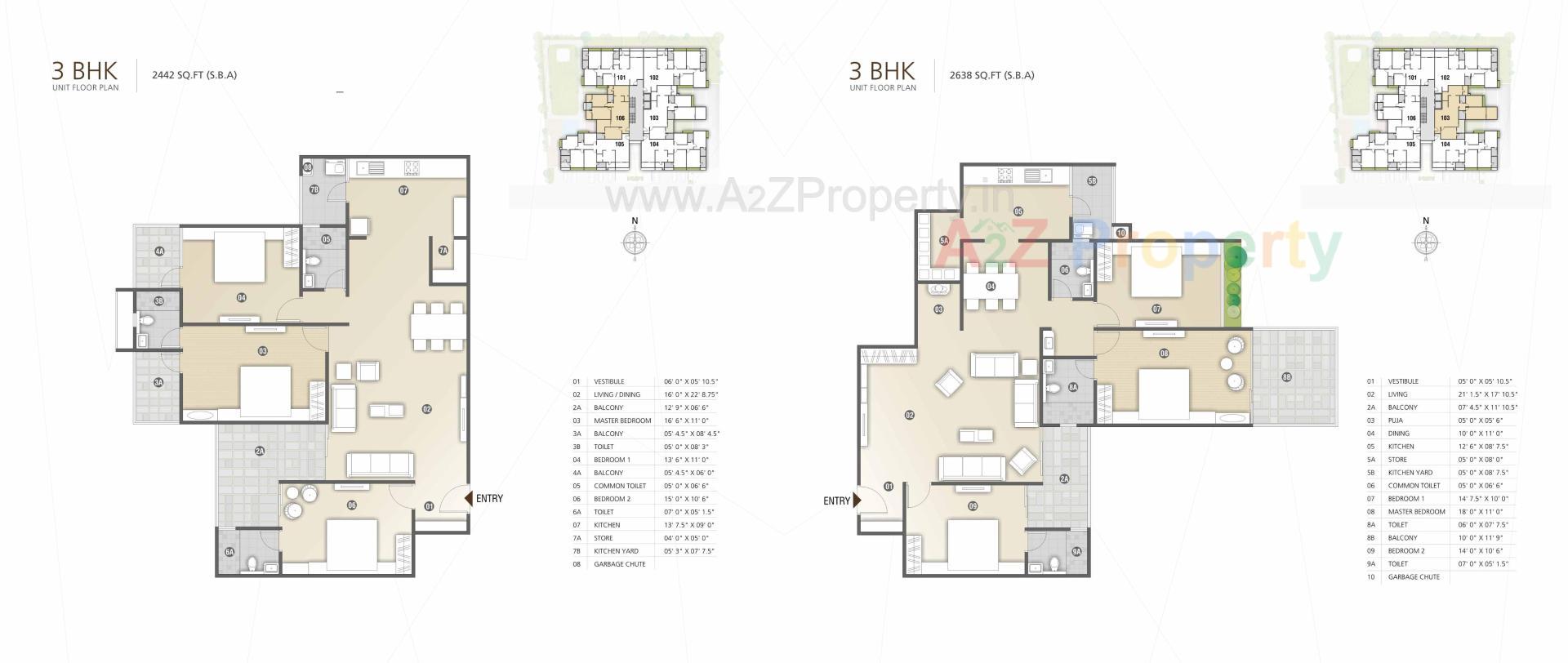 Layout of real estate project Jaldeep Vertex located at Ambli, Ahmedabad, Gujarat