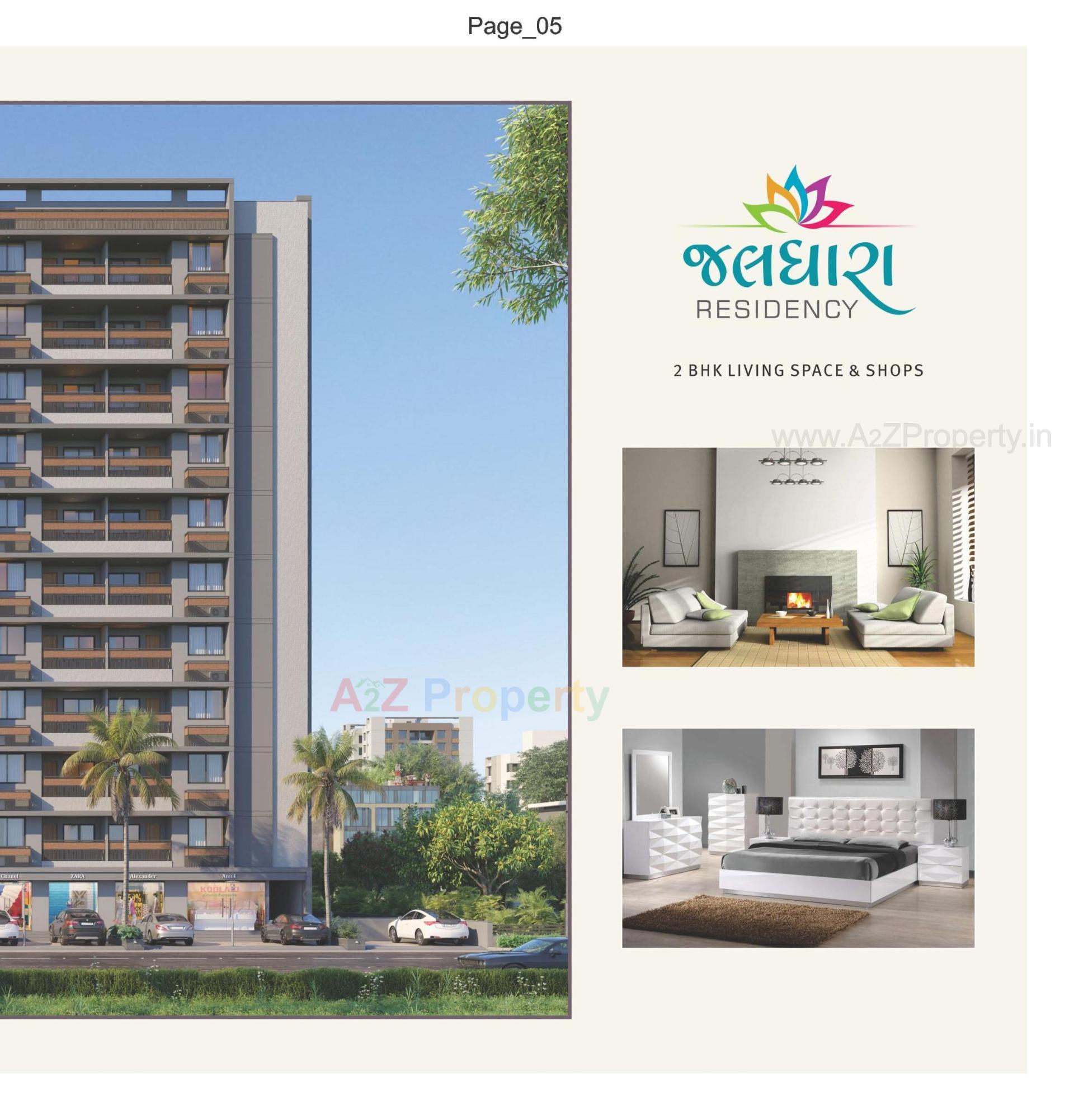 3D Elevation of real estate project Jaldhara Residency located at Kathwada, Ahmedabad, Gujarat