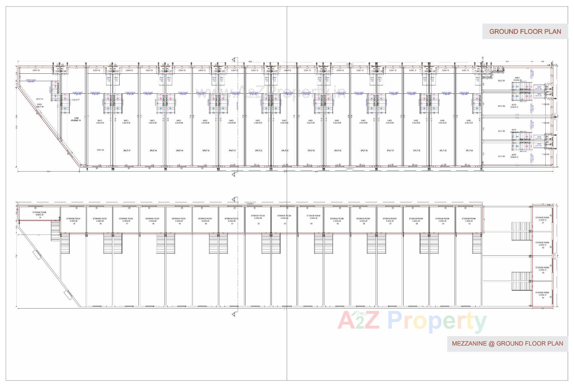 Layout of real estate project Jay Industrial Park located at Ahmedabad, Ahmedabad, Gujarat