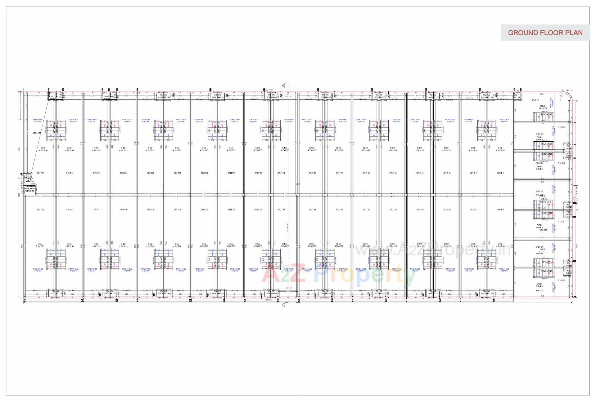 Layout of real estate project Jay Industrial Park located at Ahmedabad, Ahmedabad, Gujarat