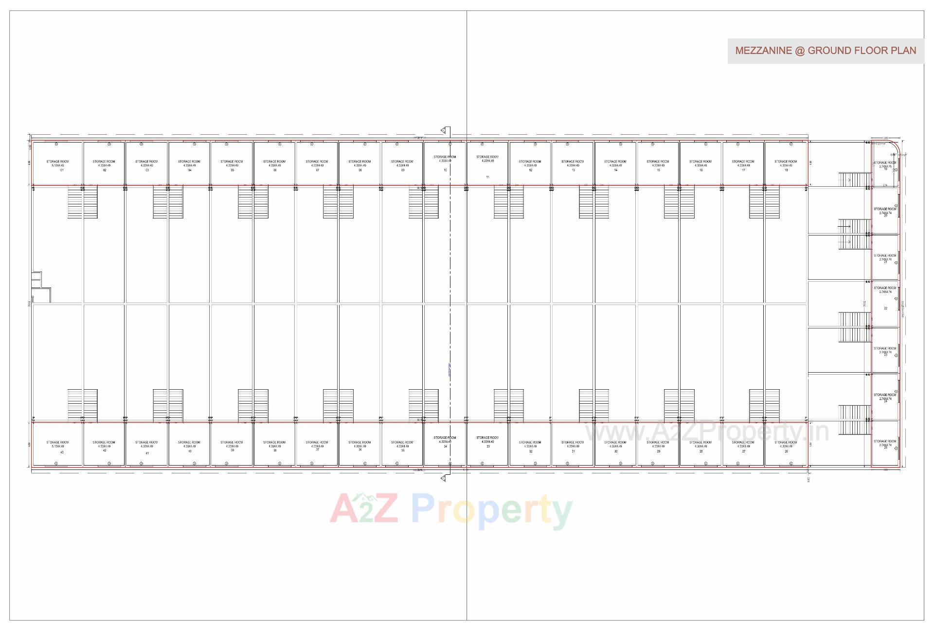 Layout of real estate project Jay Industrial Park located at Ahmedabad, Ahmedabad, Gujarat