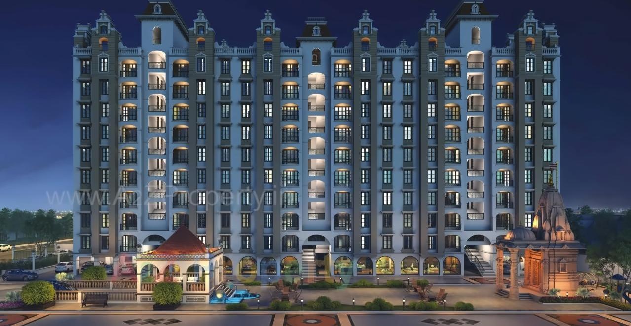 3D Elevation of real estate project Jay Mangal Residency located at Asarwa, Ahmedabad, Gujarat