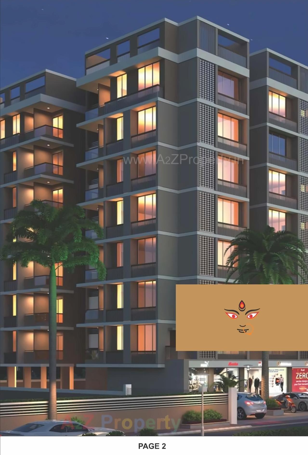 3D Elevation of real estate project Jay Visat Royal located at Chandkheda, Ahmedabad, Gujarat
