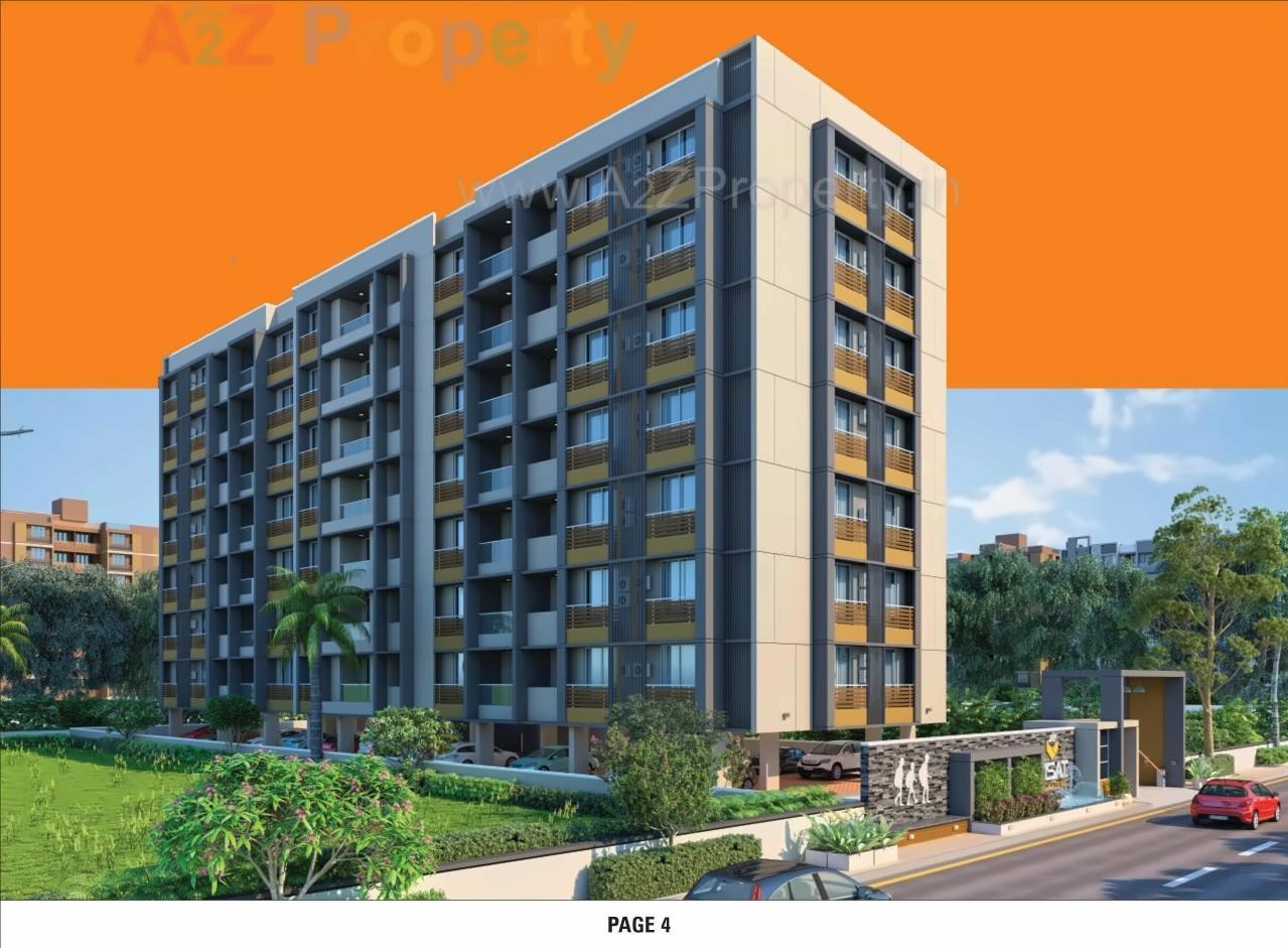 3D Elevation of real estate project Jay Visat Signature located at Chandkheda, Ahmedabad, Gujarat