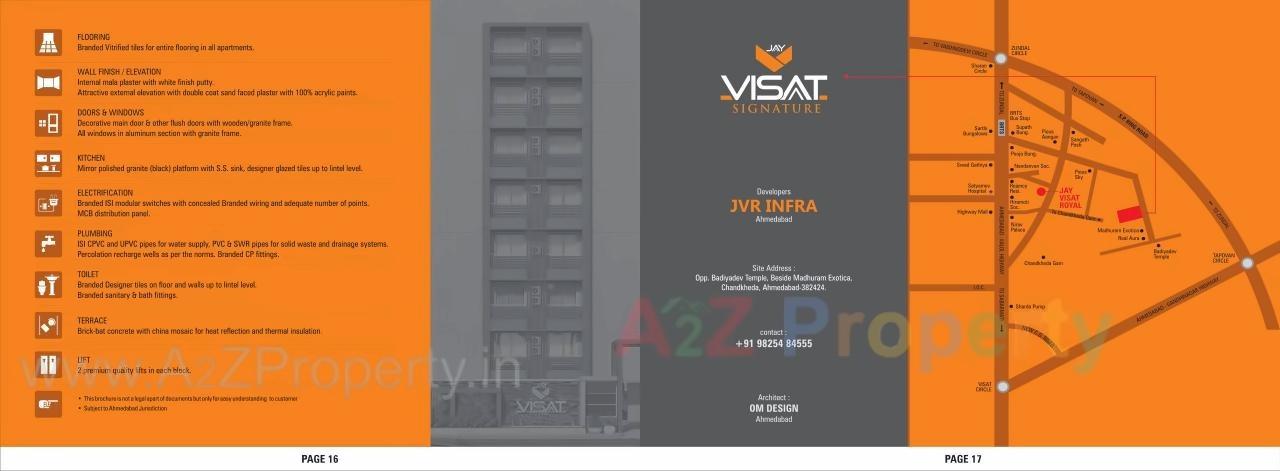  of real estate project Jay Visat Signature located at Chandkheda, Ahmedabad, Gujarat