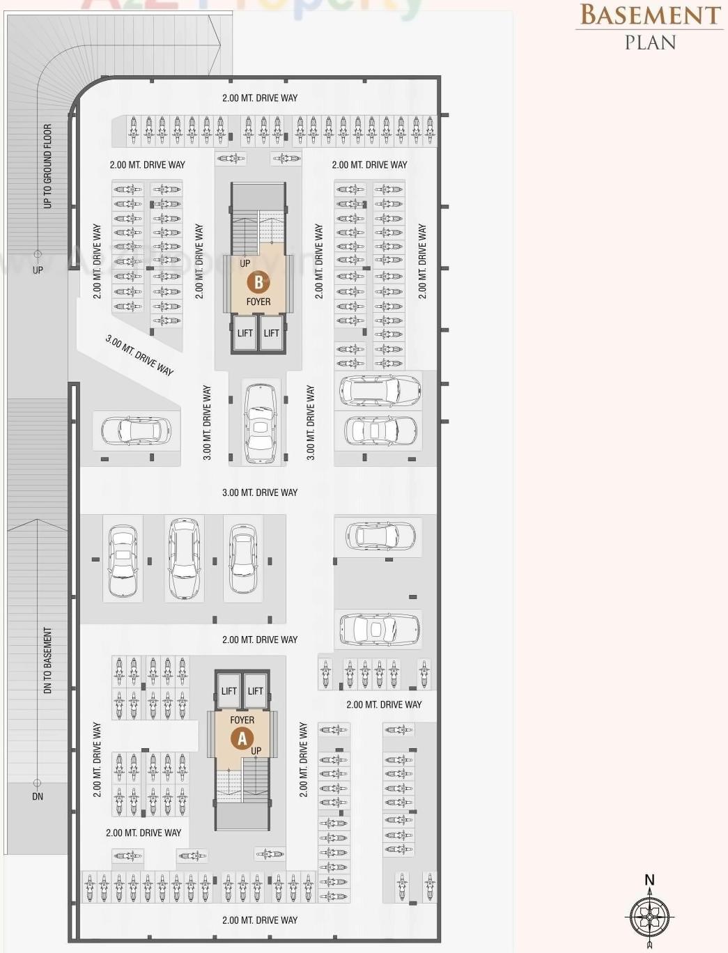 Layout of real estate project Jaymangal Heights located at Acher, Ahmedabad, Gujarat
