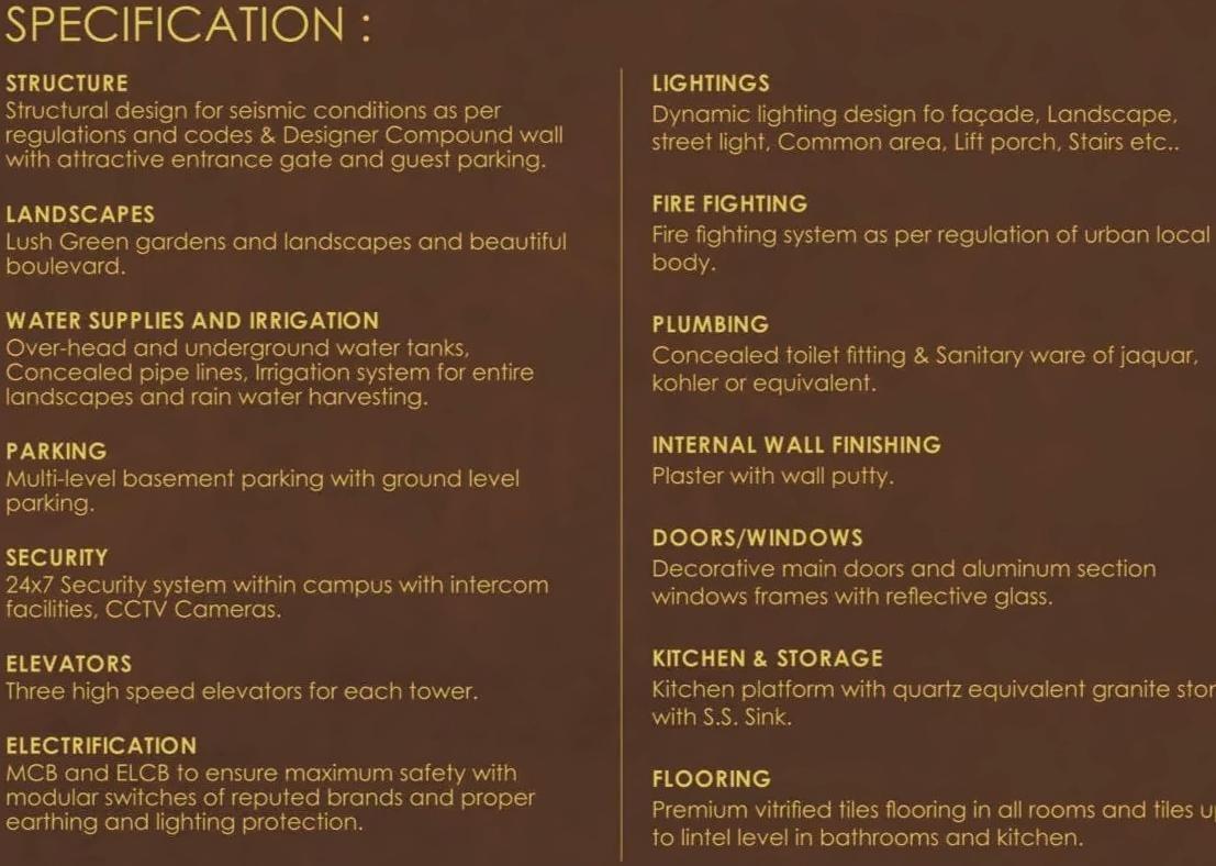 Project Specifications