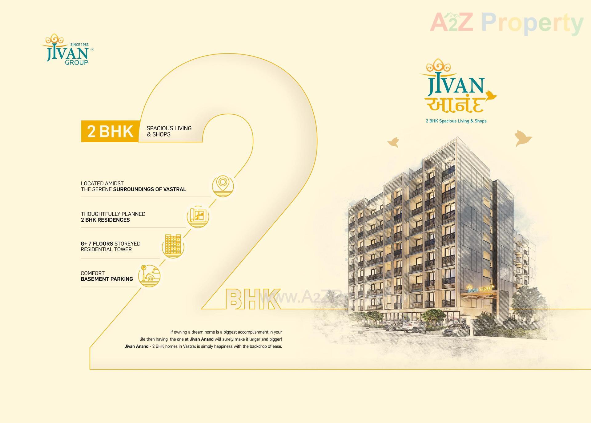  of real estate project Jivan Anand located at Vastral, Ahmedabad, Gujarat