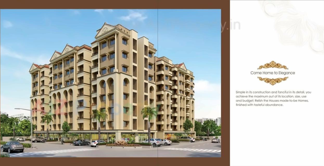 3D Elevation of real estate project Jivan Arya Residency located at Vastral, Ahmedabad, Gujarat