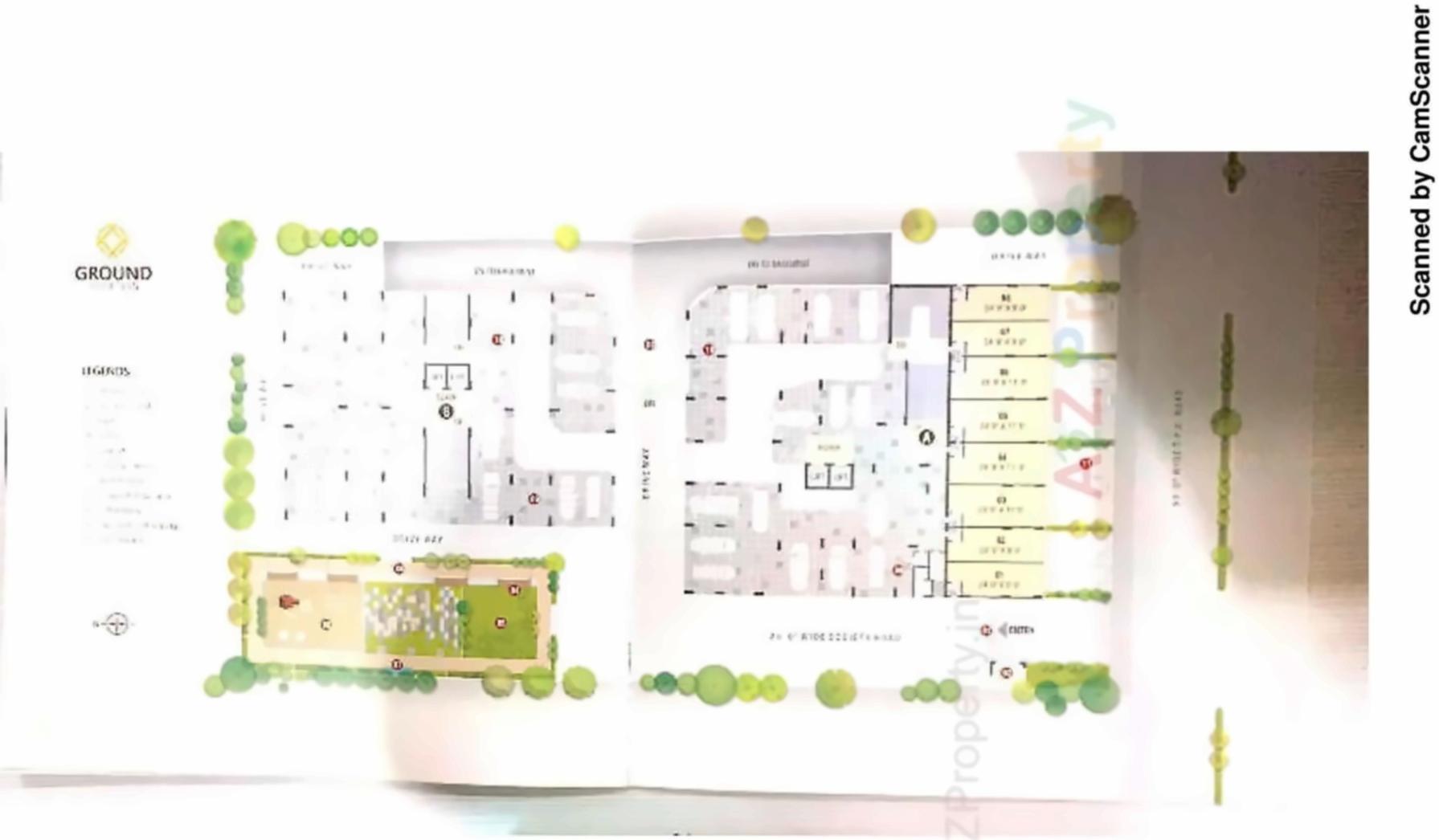Layout of real estate project Jivan Veera located at Vastral, Ahmedabad, Gujarat