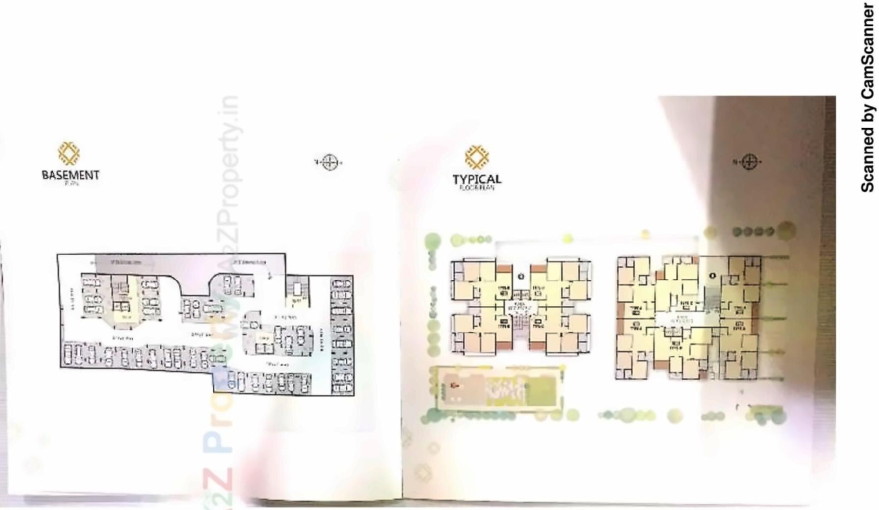 Layout of real estate project Jivan Veera located at Vastral, Ahmedabad, Gujarat