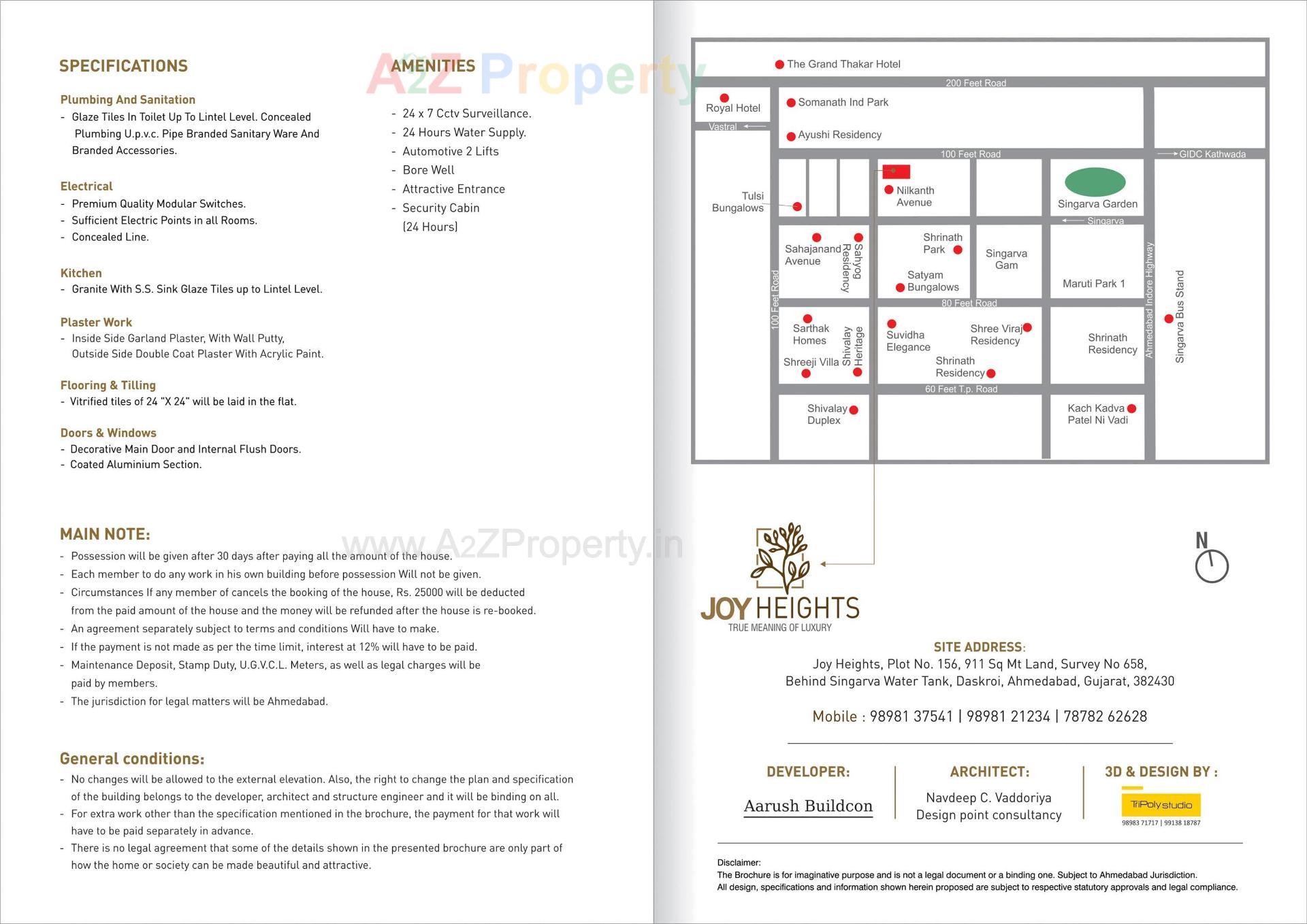  of real estate project Joy Heights located at Ahmedabad, Ahmedabad, Gujarat