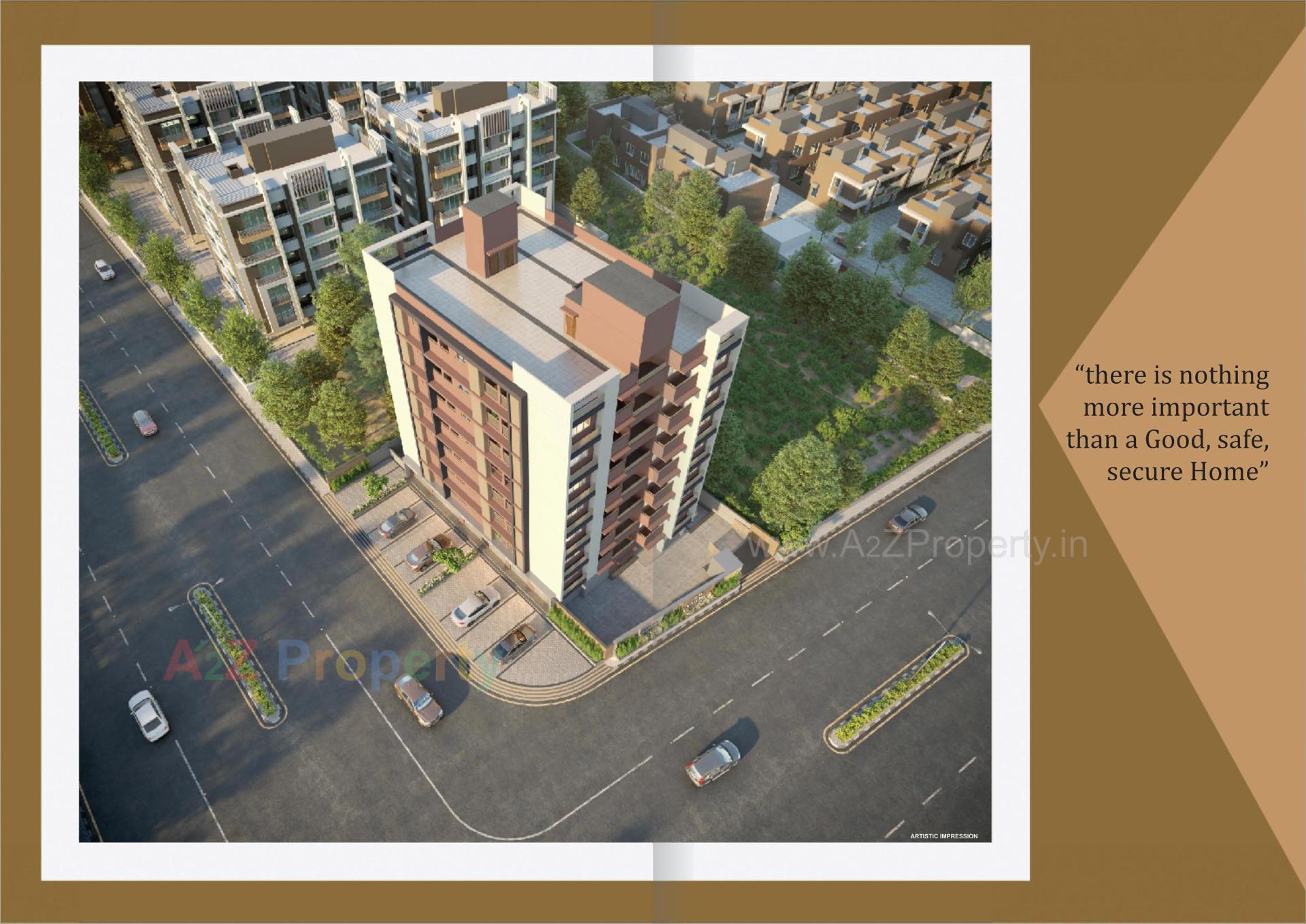 3D Elevation of real estate project Joy Heights located at Ahmedabad, Ahmedabad, Gujarat