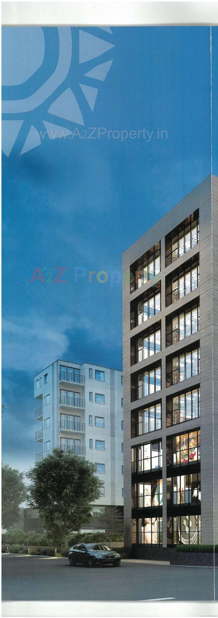 3D Elevation of real estate project Jwelplex located at Navrangpura, Ahmedabad, Gujarat