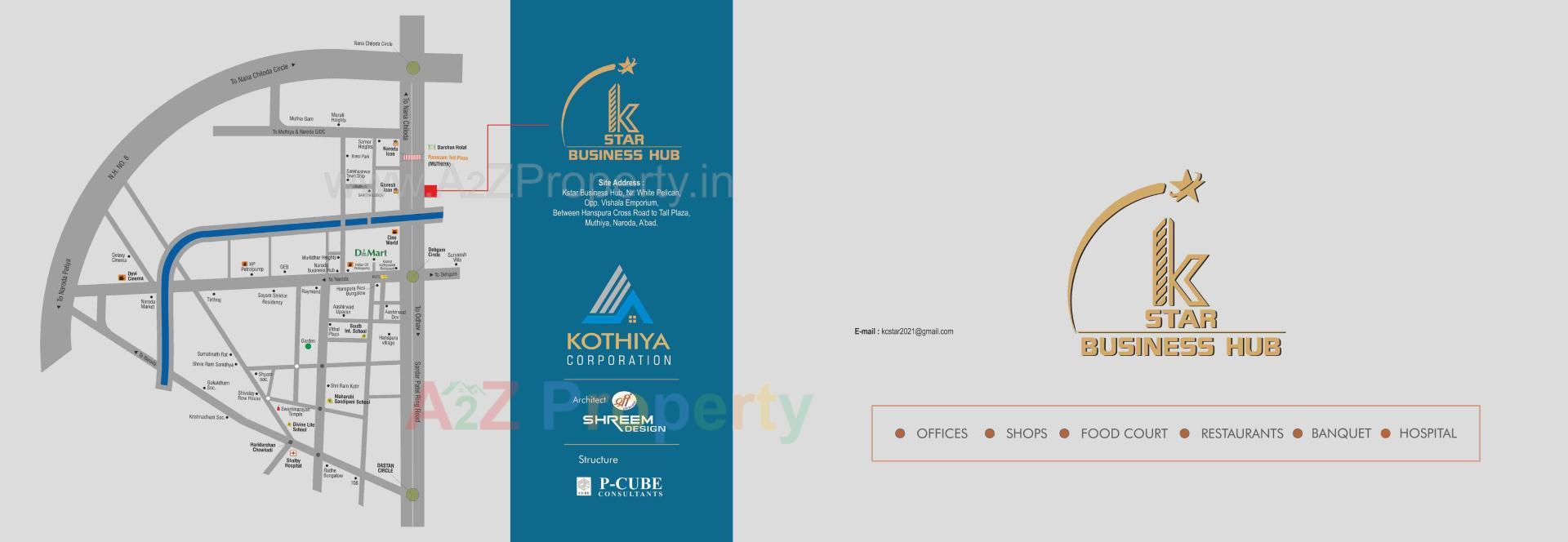  of real estate project K Star Business Hub located at Muthiya, Ahmedabad, Gujarat