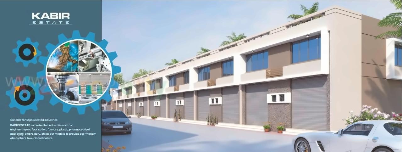 3D Elevation of real estate project Kabir Estate located at Ahmedabad, Ahmedabad, Gujarat