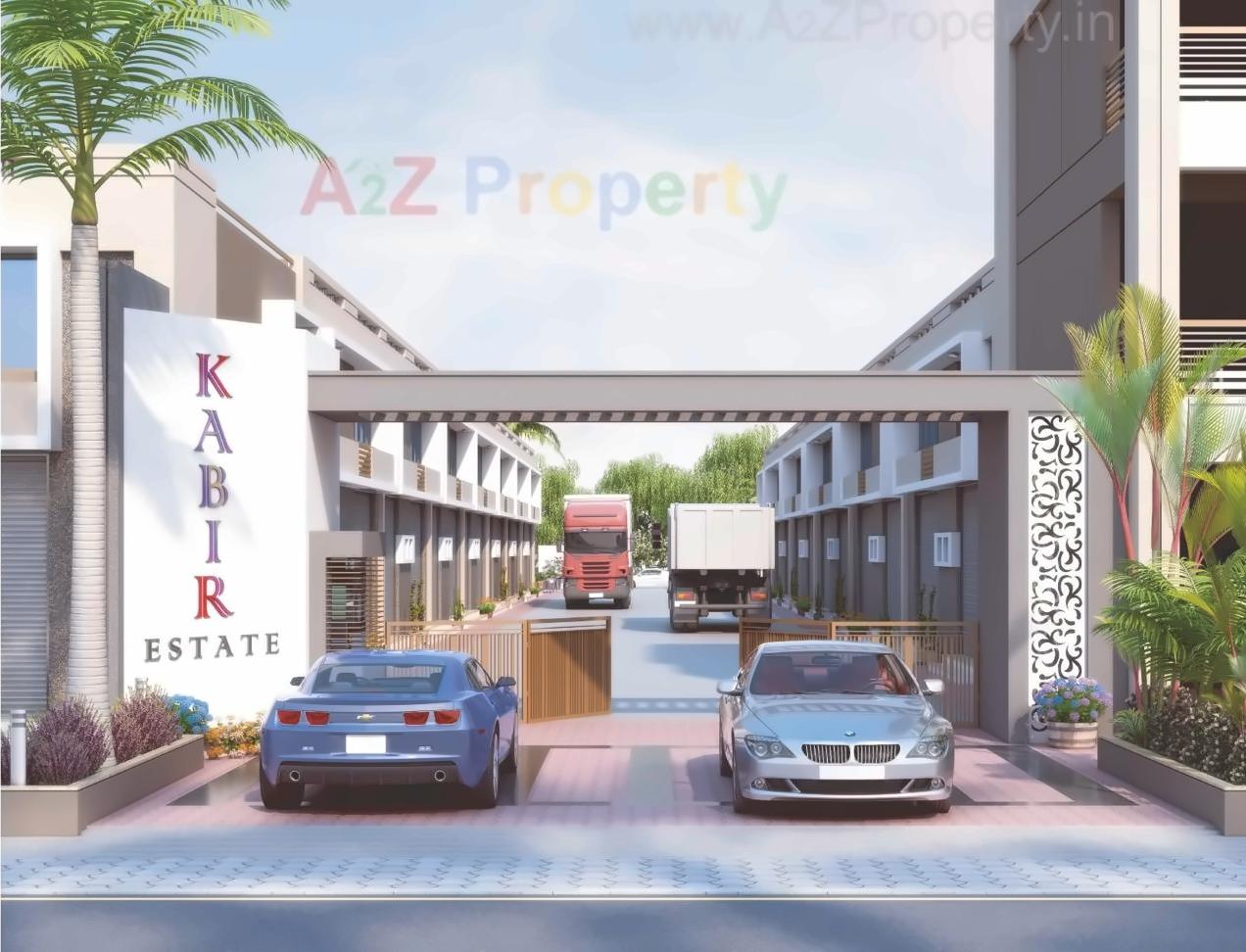 3D Elevation of real estate project Kabir Estate located at Ahmedabad, Ahmedabad, Gujarat
