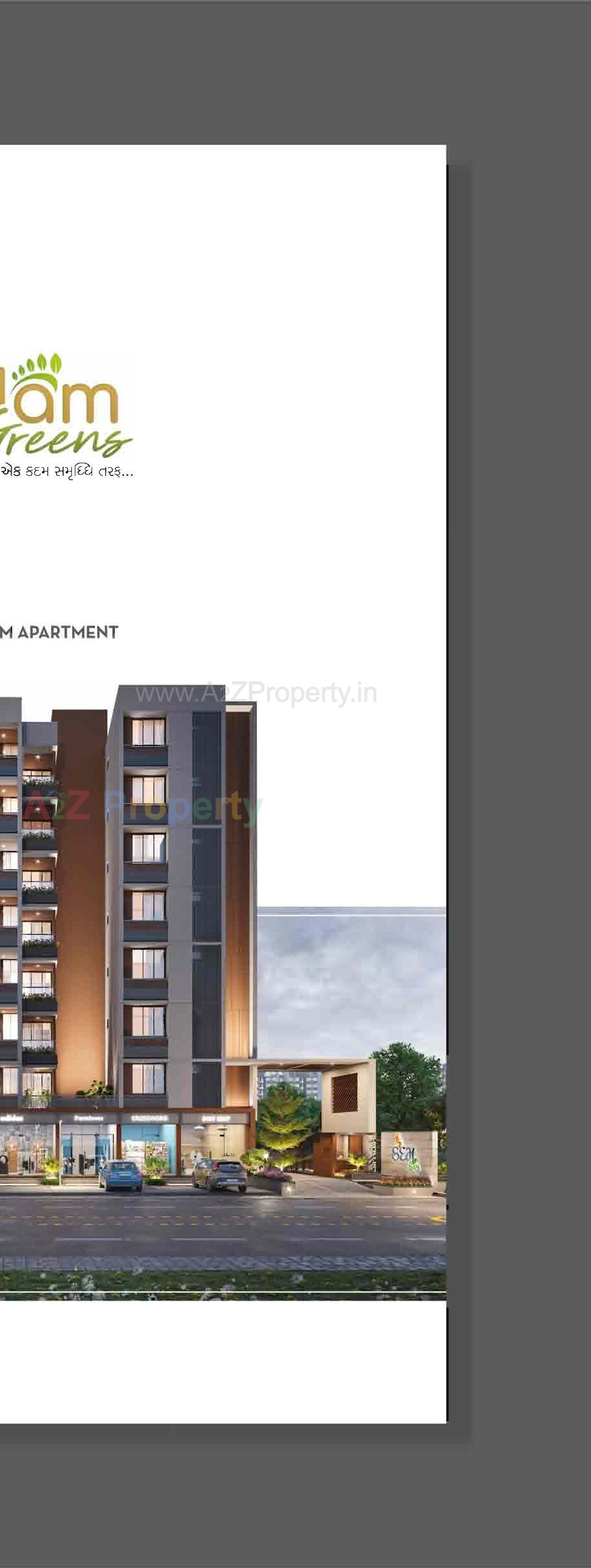3D Elevation of real estate project Kadam Greens located at Hathijan, Ahmedabad, Gujarat