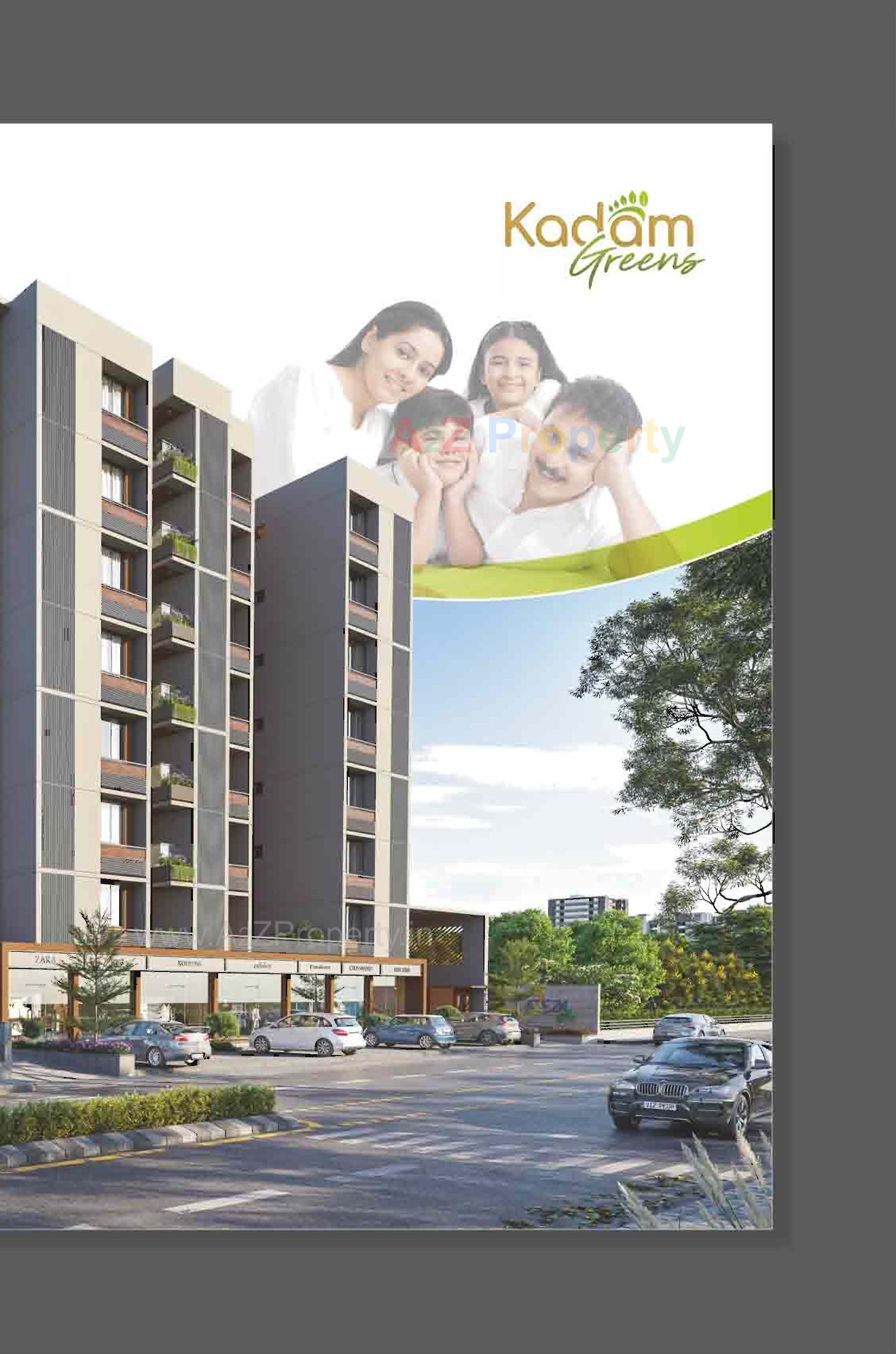 3D Elevation of real estate project Kadam Greens located at Hathijan, Ahmedabad, Gujarat