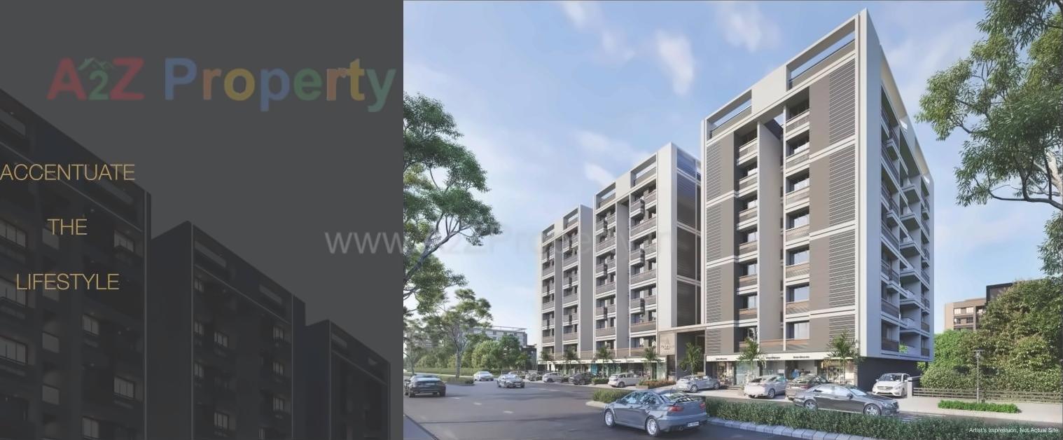 3D Elevation of real estate project Kadamb Greens located at Zundal, Ahmedabad, Gujarat