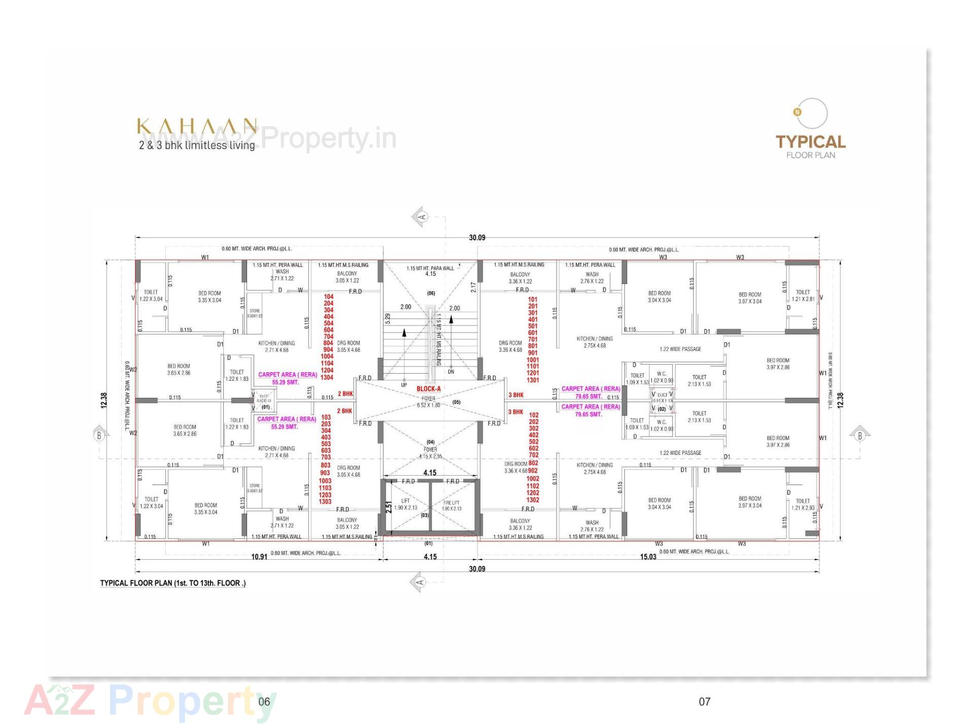 Layout of real estate project Kahaan located at Ahmedabad, Ahmedabad, Gujarat