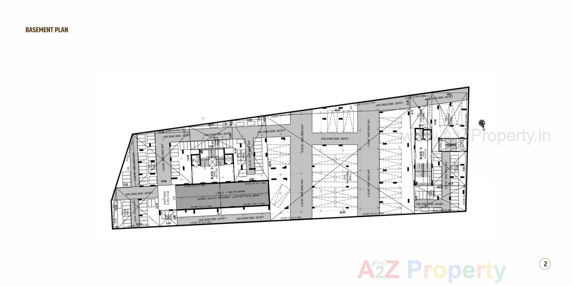 Layout of real estate project Kailash Aura located at Chiloda, Ahmedabad, Gujarat