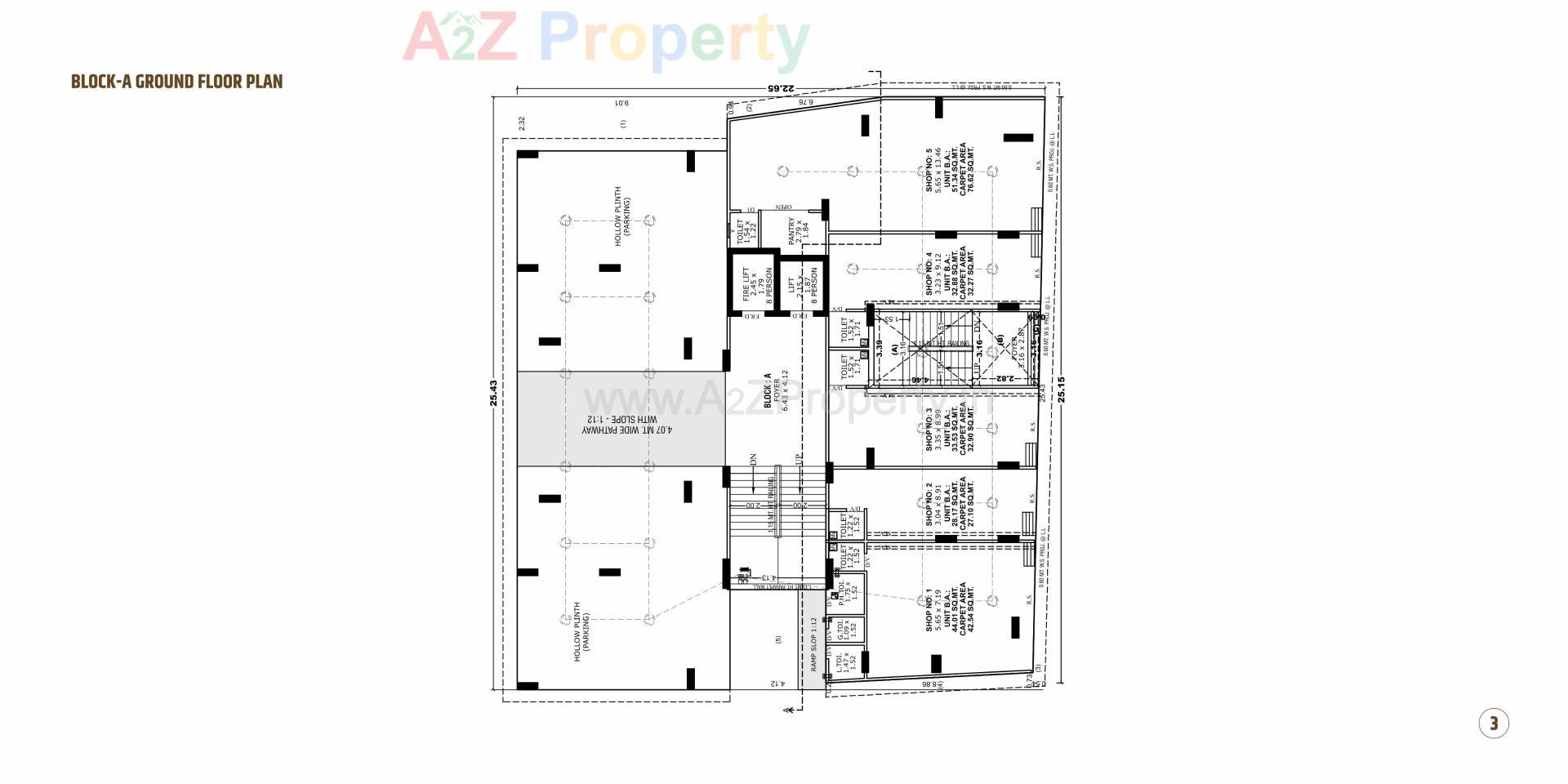 Layout of real estate project Kailash Aura located at Chiloda, Ahmedabad, Gujarat