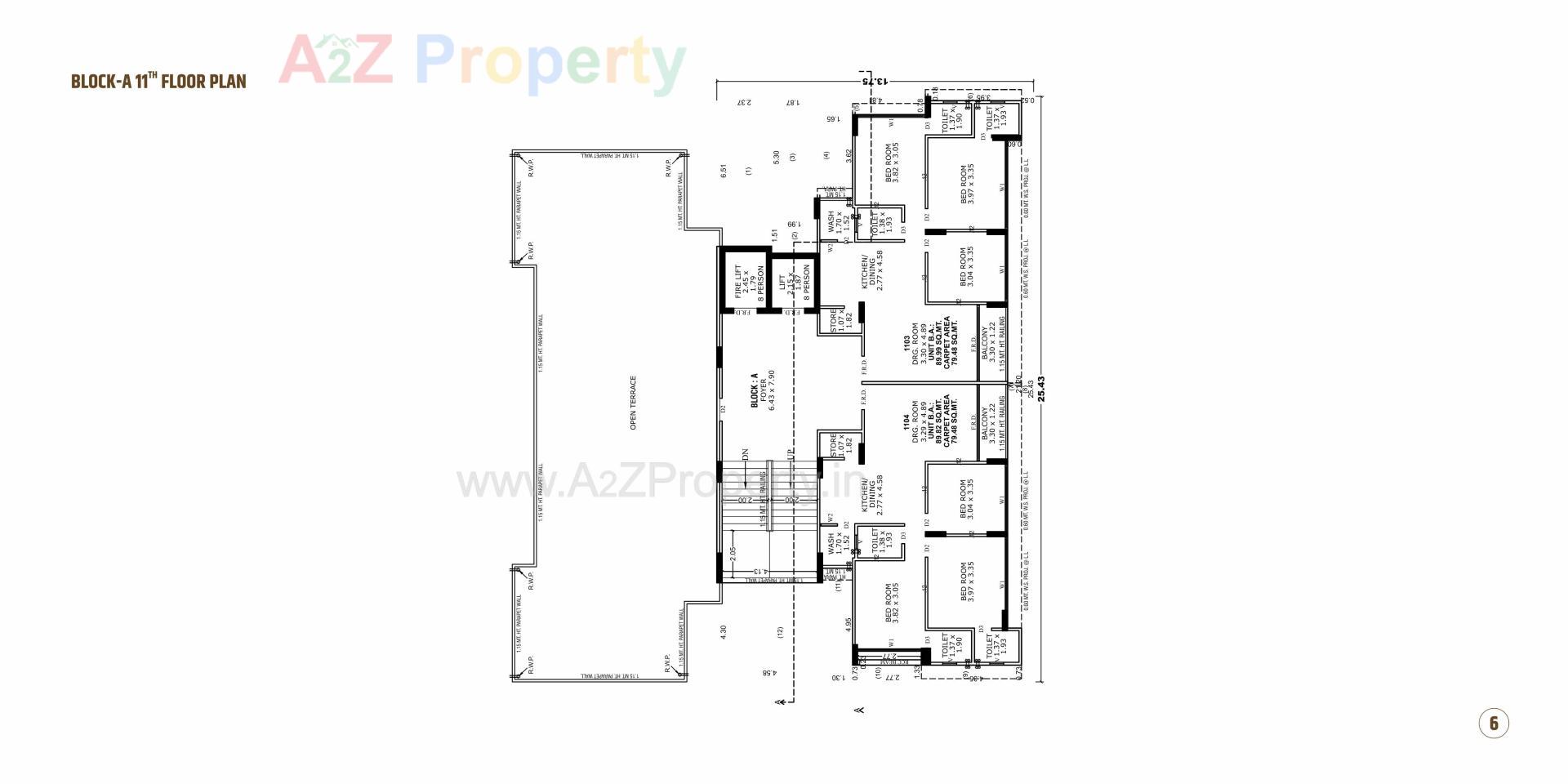 Layout of real estate project Kailash Aura located at Chiloda, Ahmedabad, Gujarat