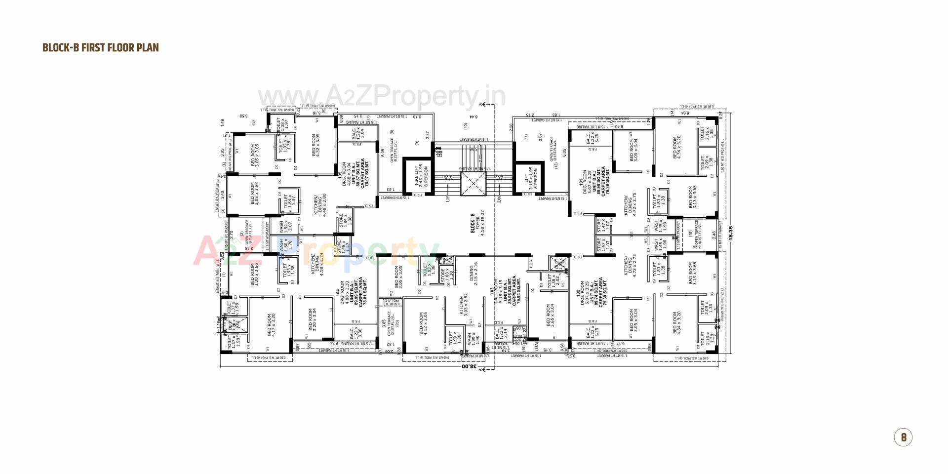 Layout of real estate project Kailash Aura located at Chiloda, Ahmedabad, Gujarat