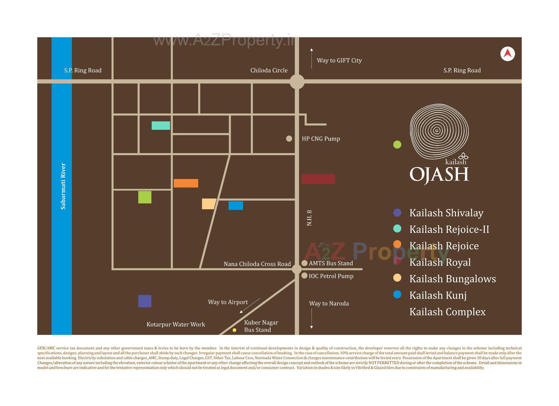  of real estate project Kailash Ojash located at Chiloda, Ahmedabad, Gujarat