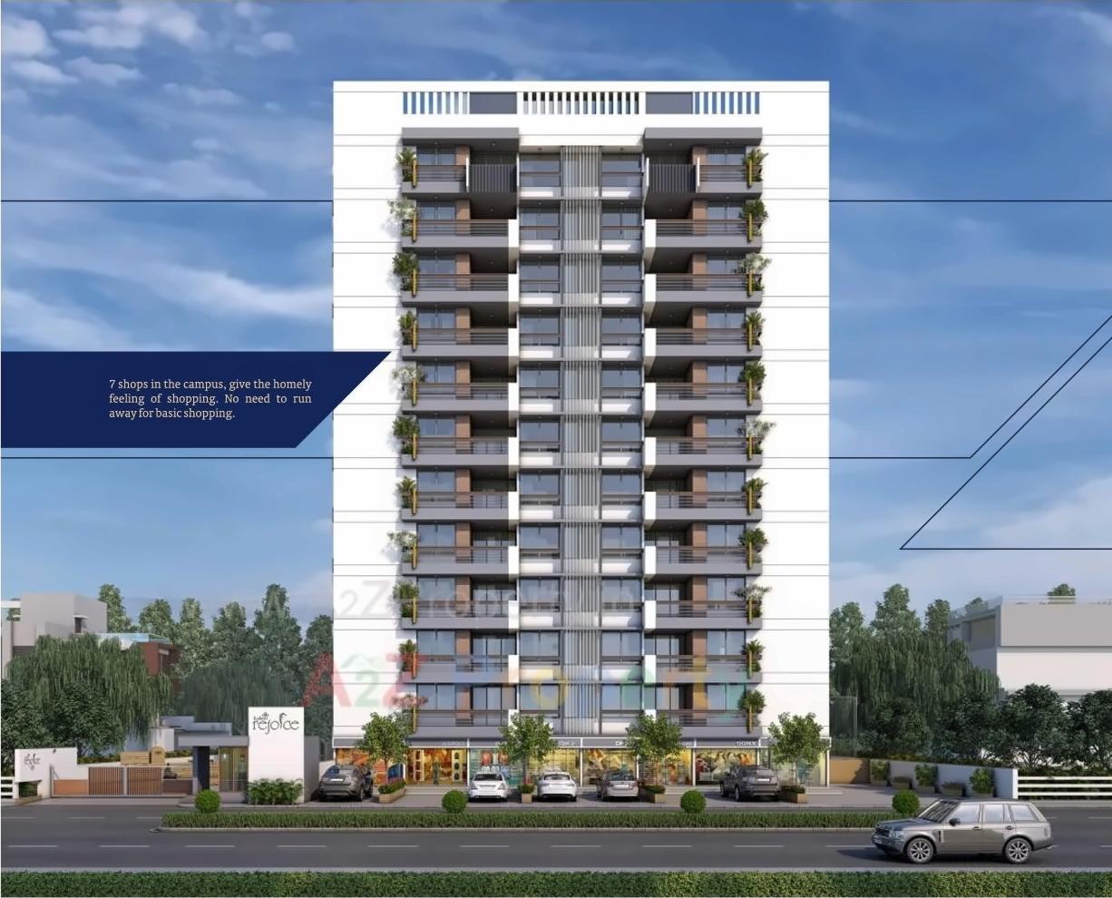 3D Elevation of real estate project Kailash Rejoice located at Nana-chiloda, Ahmedabad, Gujarat