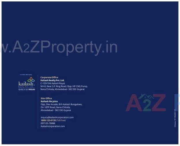  of real estate project Kailash Rejoice located at Nana-chiloda, Ahmedabad, Gujarat