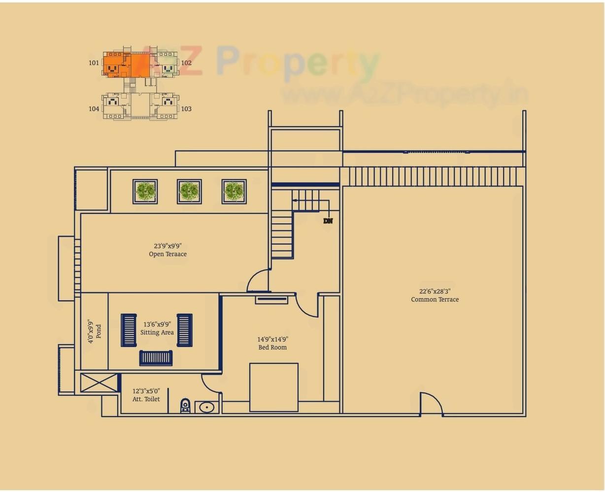 Layout of real estate project Kailash Rejoice located at Nana-chiloda, Ahmedabad, Gujarat