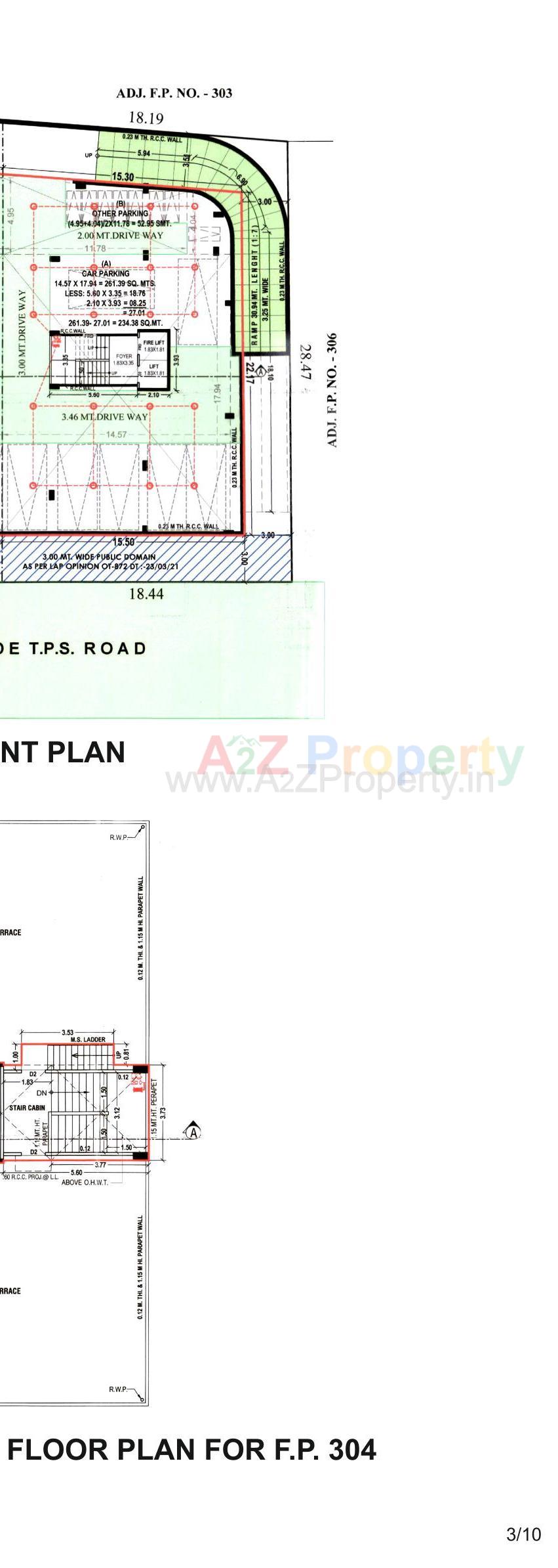 Layout of real estate project Kajal Blossom located at Shekhapur--khanpur, Ahmedabad, Gujarat