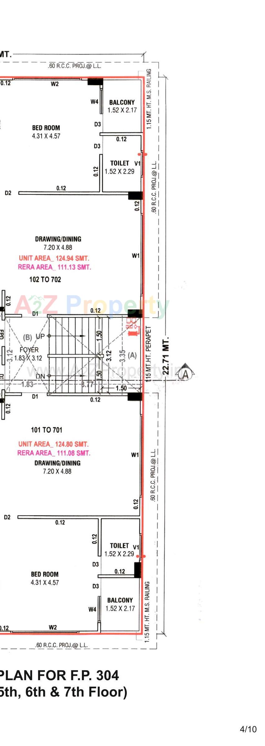 Layout of real estate project Kajal Blossom located at Shekhapur--khanpur, Ahmedabad, Gujarat