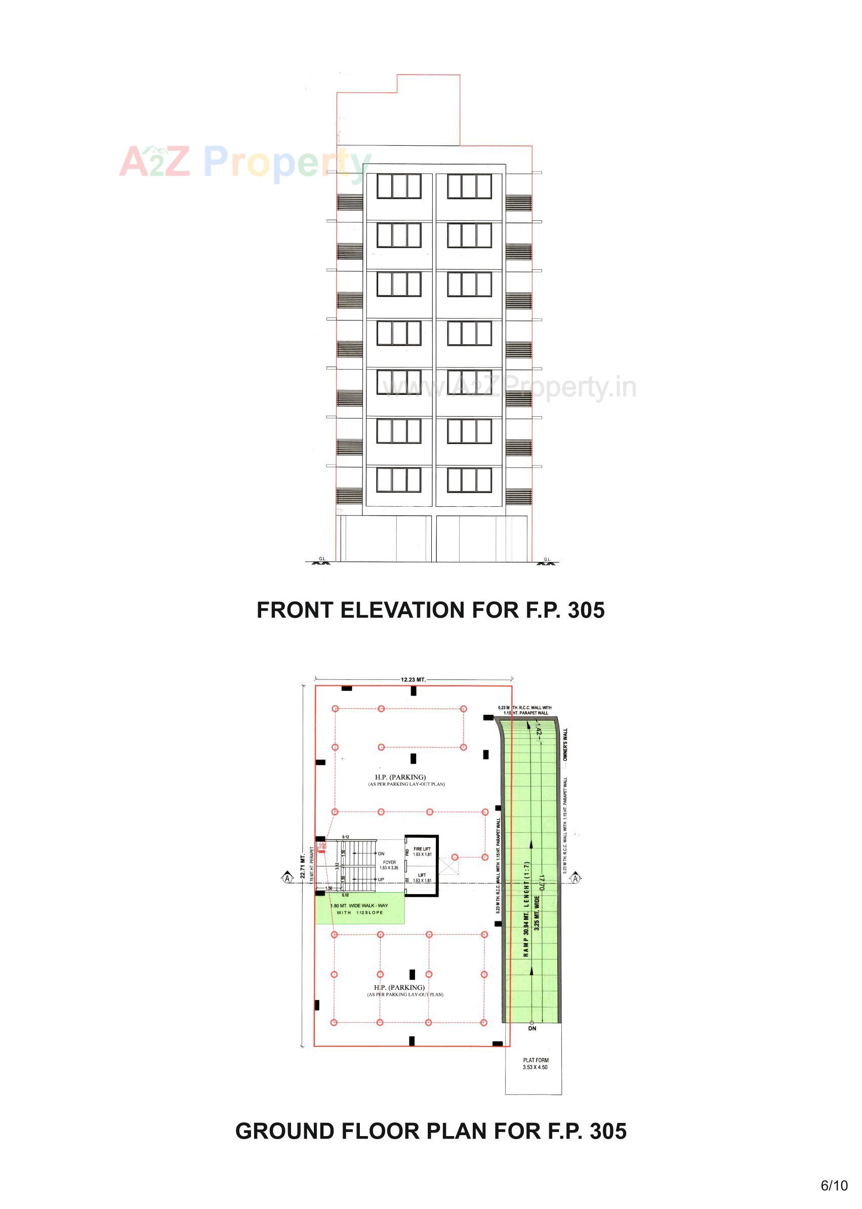 Layout of real estate project Kajal Blossom located at Shekhapur--khanpur, Ahmedabad, Gujarat