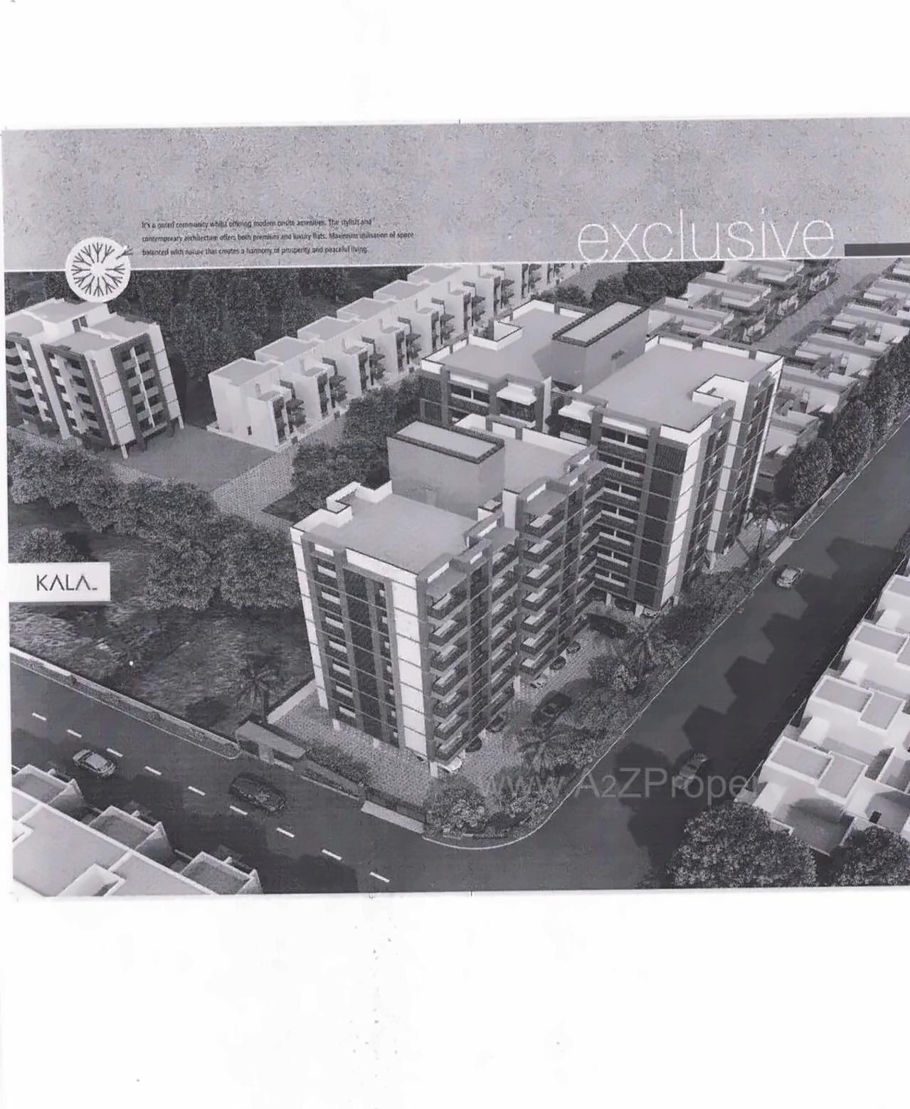 3D Elevation of real estate project Kala Kunj located at City, Ahmedabad, Gujarat