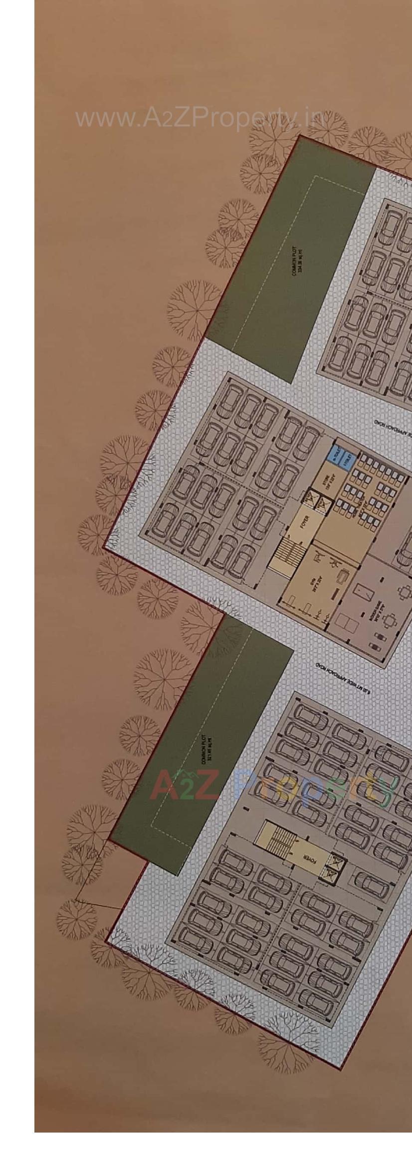 Layout of real estate project Kala Samartheshwar located at Ellisbridge, Ahmedabad, Gujarat