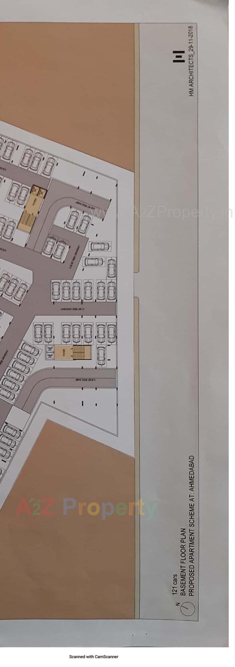 Layout of real estate project Kala Samartheshwar located at Ellisbridge, Ahmedabad, Gujarat