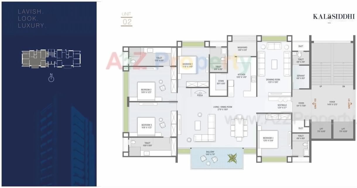 Layout of real estate project Kala Siddhi located at Changispur, Ahmedabad, Gujarat